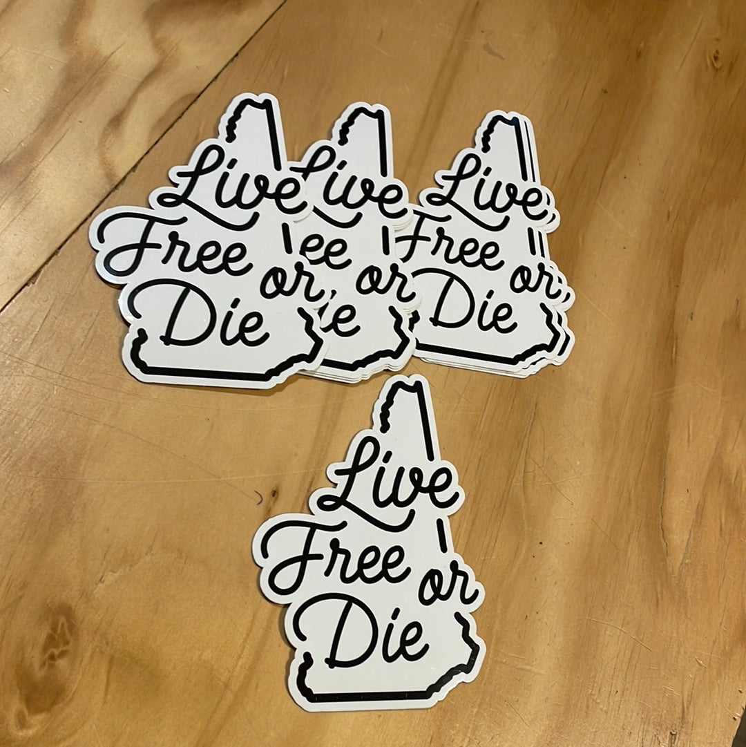 Big Live Free or Die Sticker