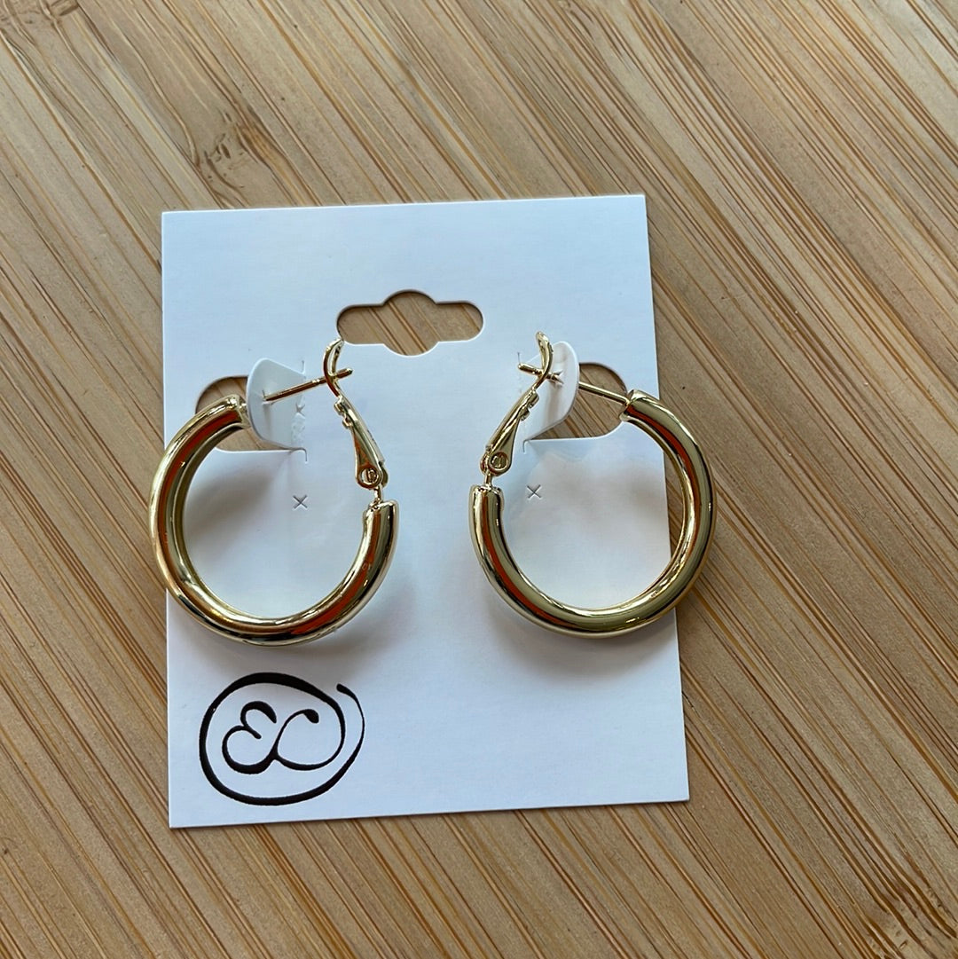 Gold Filled Chunky Hoops