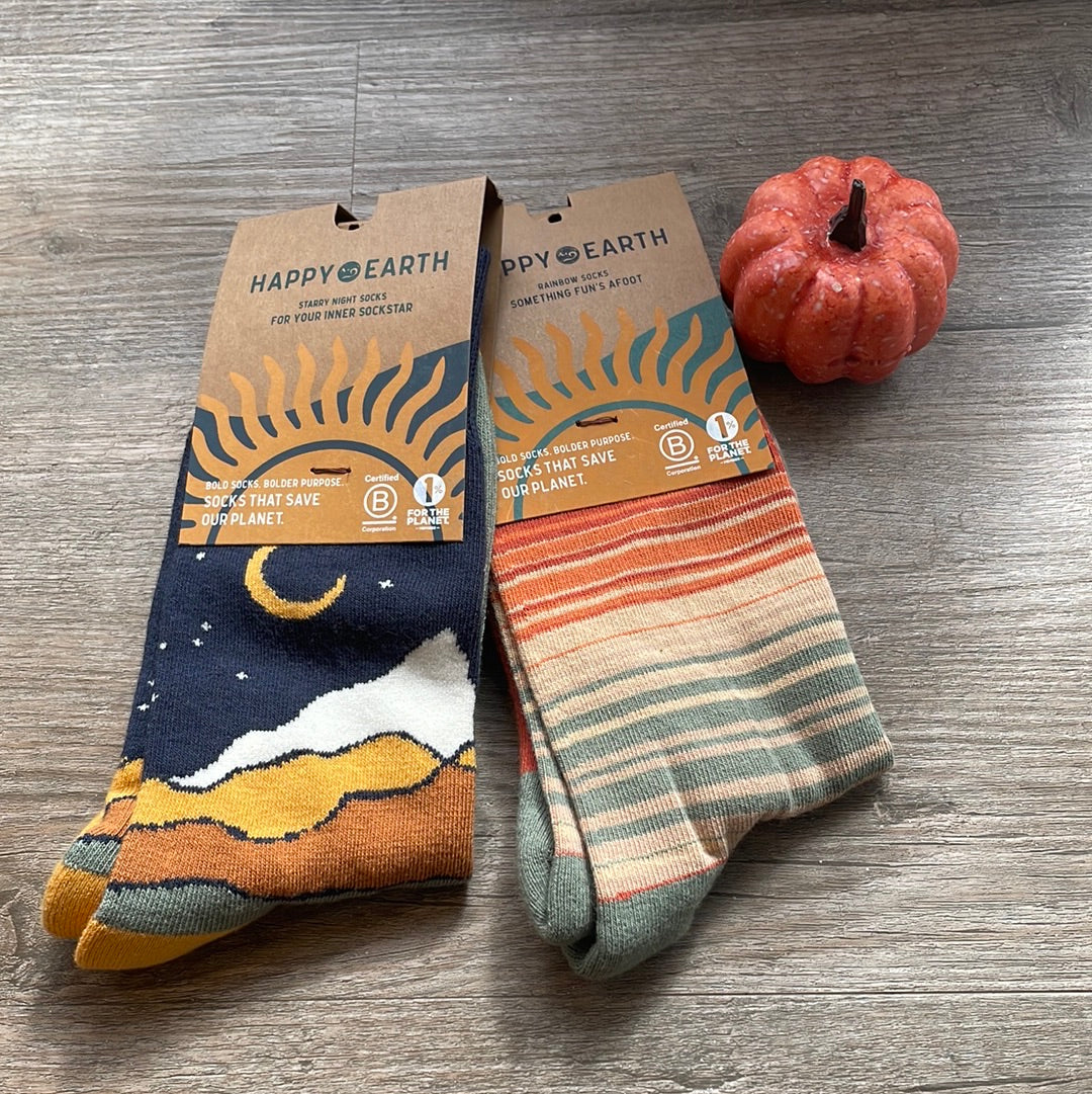 Happy Earth Socks