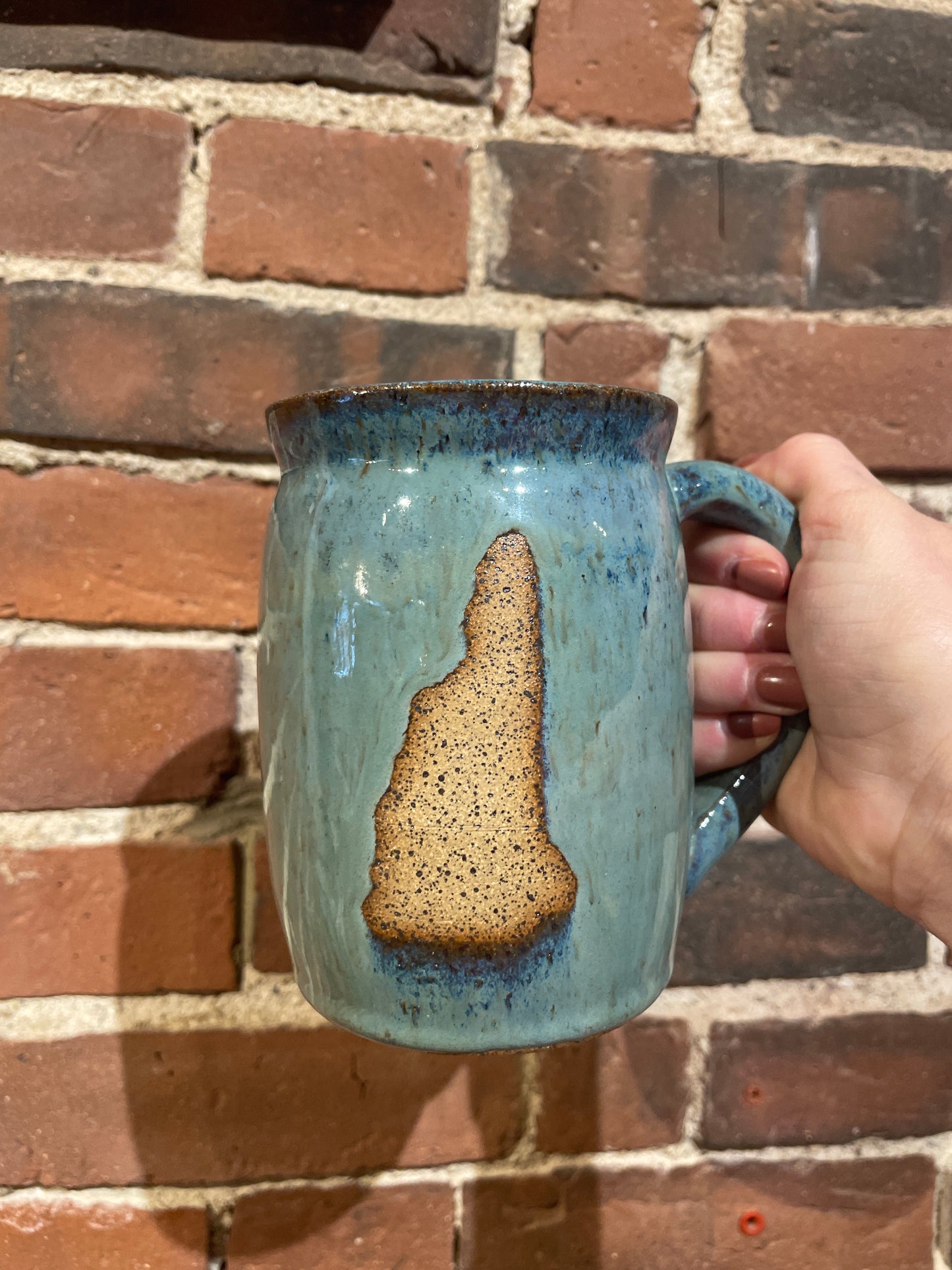 Hand Thrown NH Mug