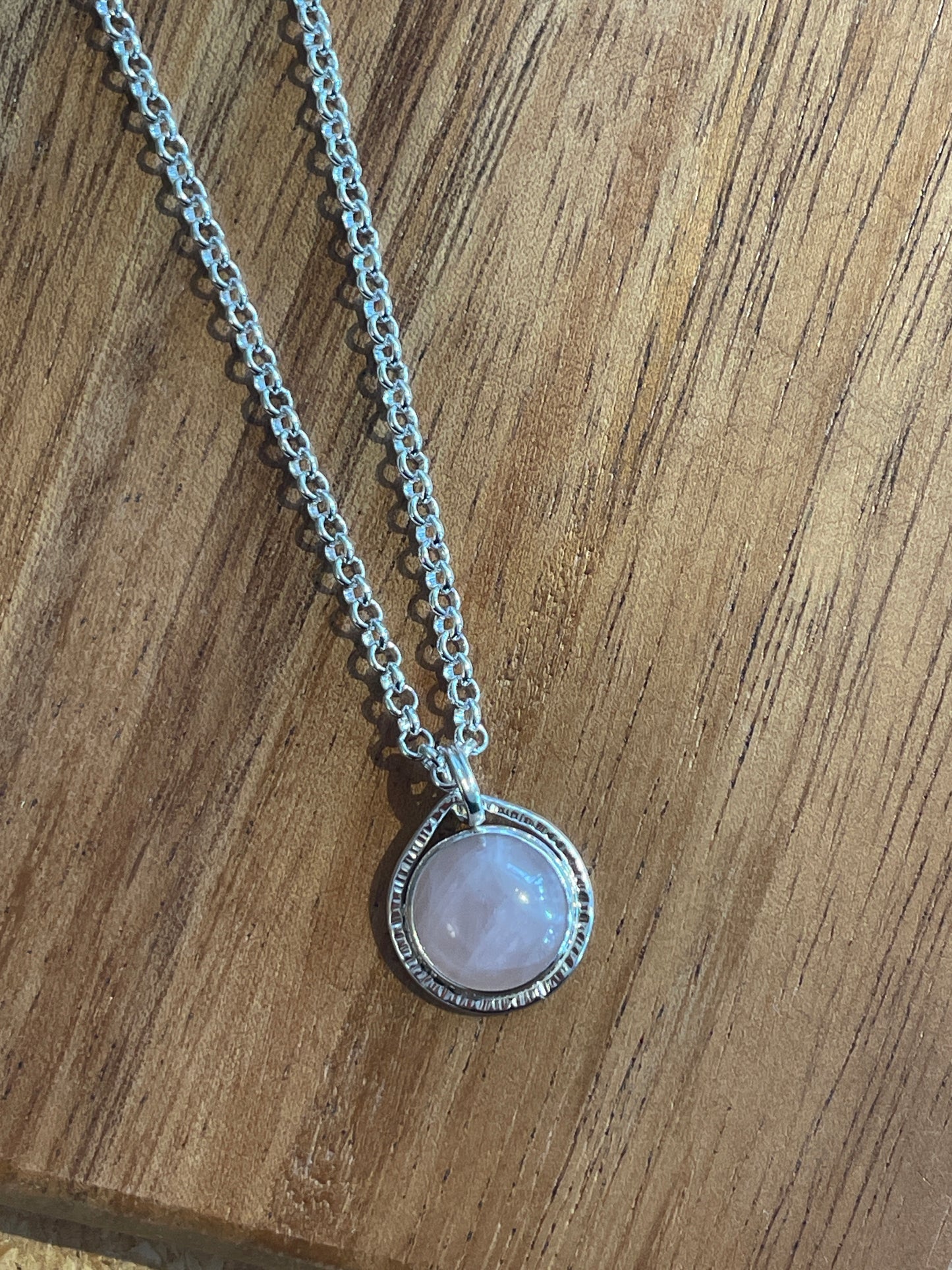 EnRoot Teardrop Pendant Rose Quartz