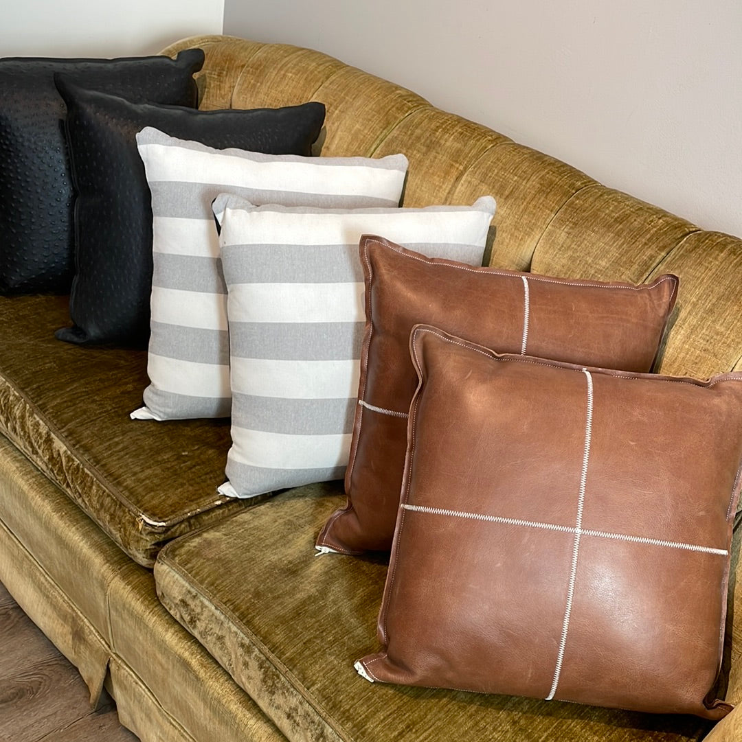 22 Leather Pillows