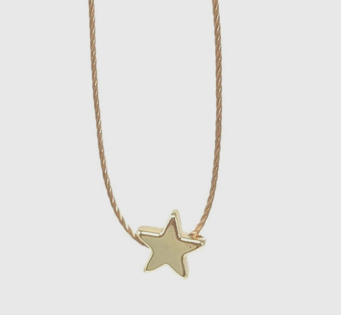 Hematite Star Necklace