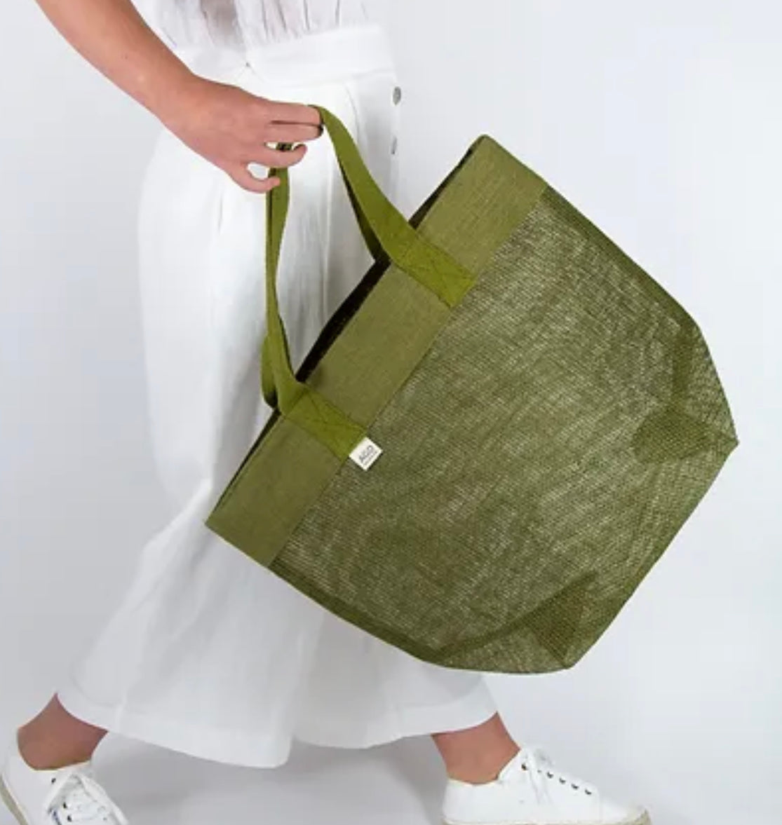 Jute Mesh Bag from Apple Green Duck
