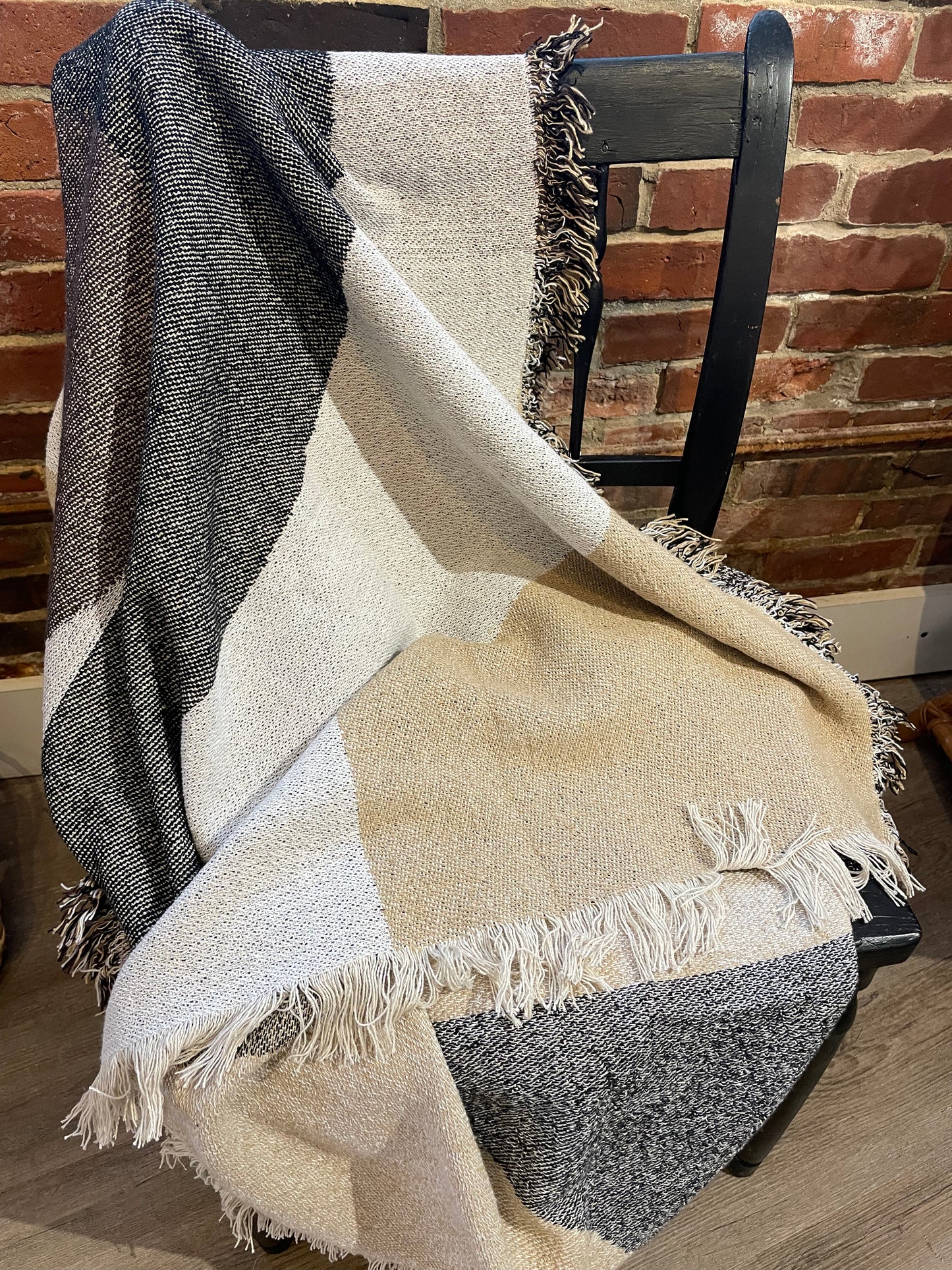 Neutral colors Throw Blanket