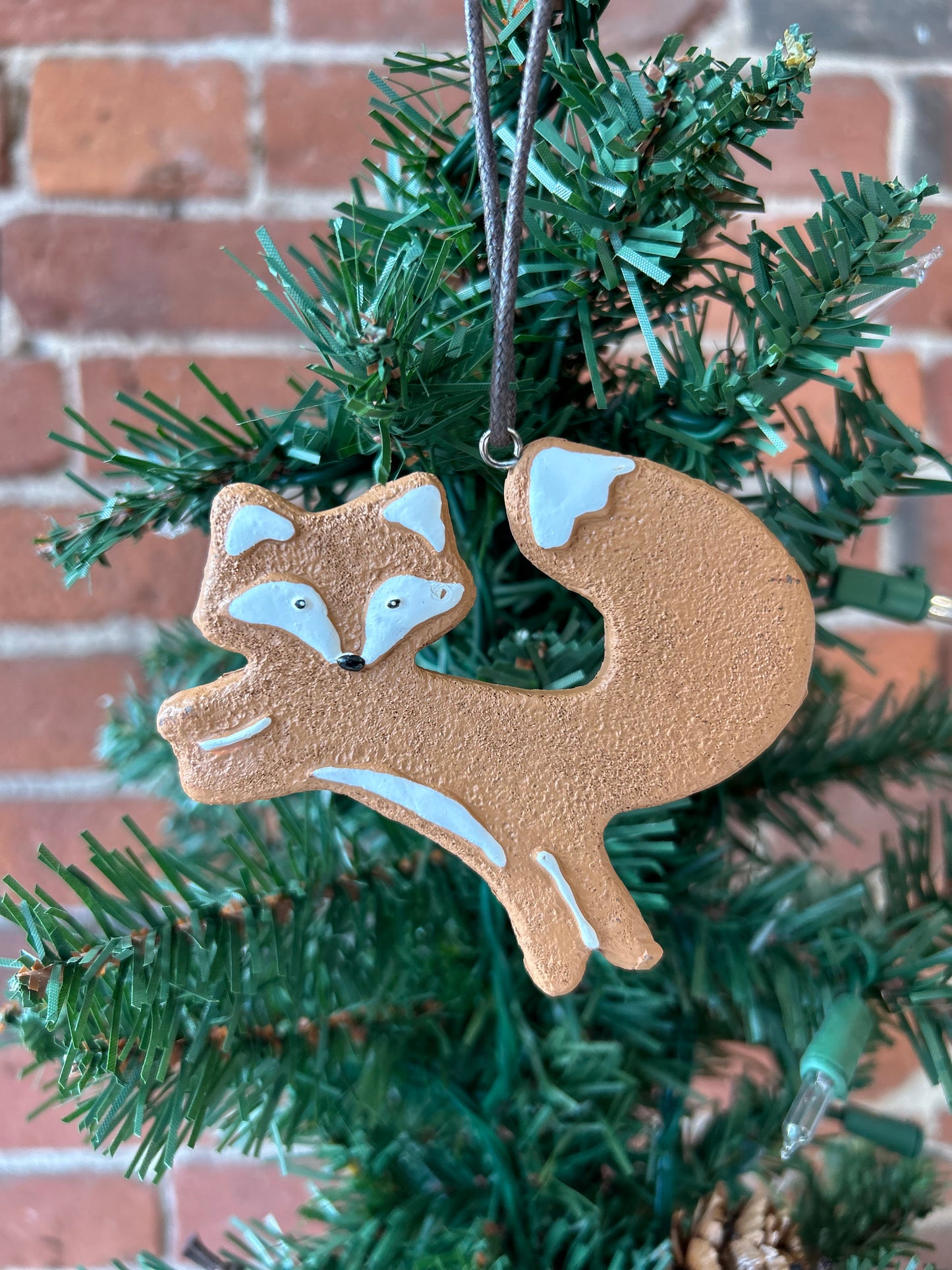 Resin Woodland Cookie Ornament