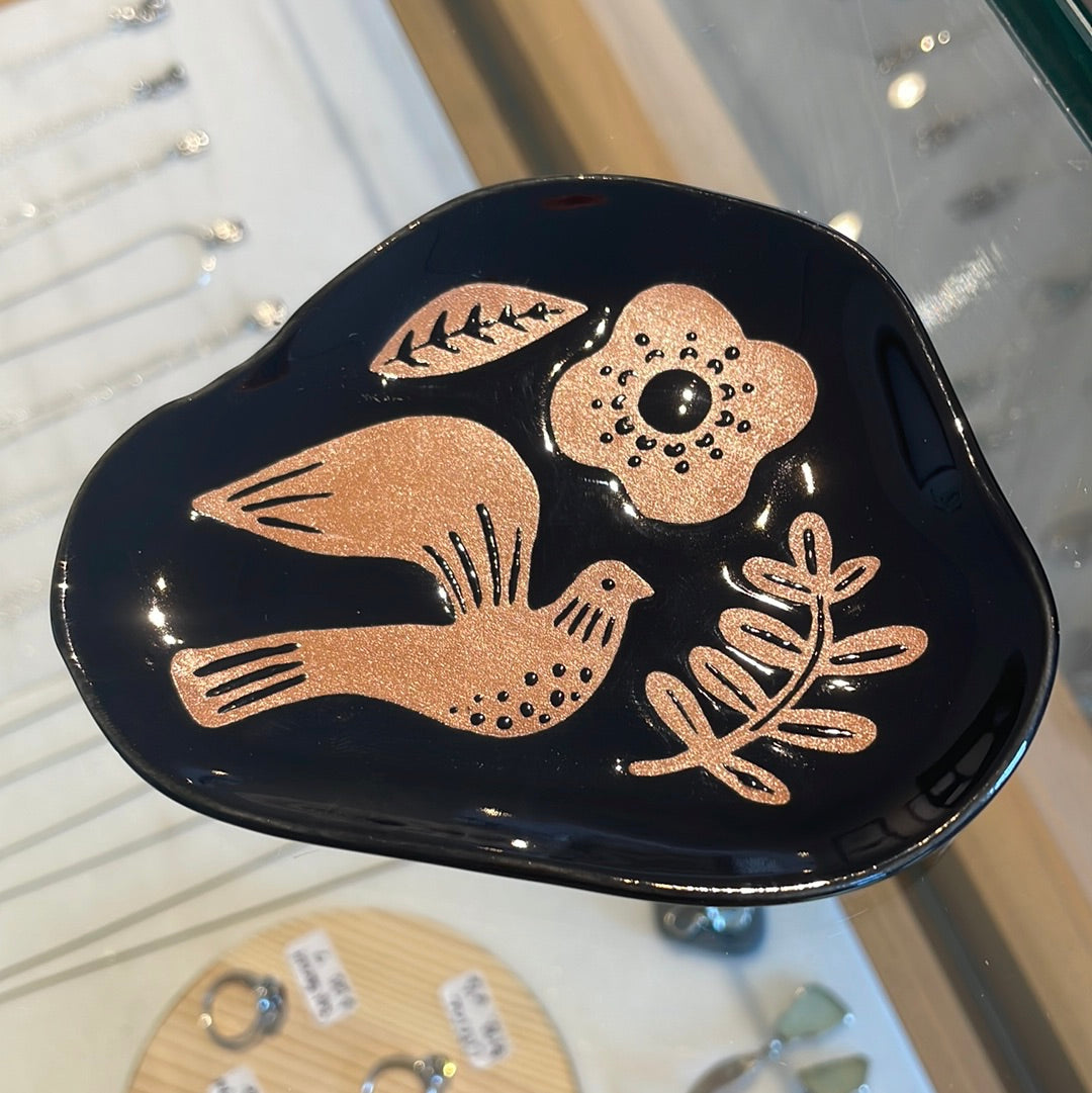 Ceramic Bird Trinket Dish