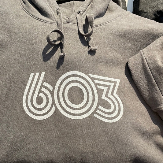 Retro 603 Vintage Washed Hoodie