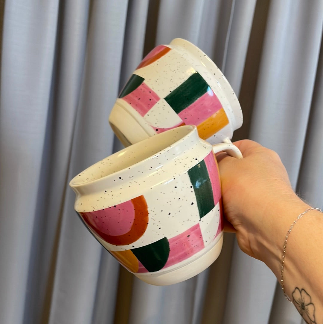 Unique Shaped Mug-Prism