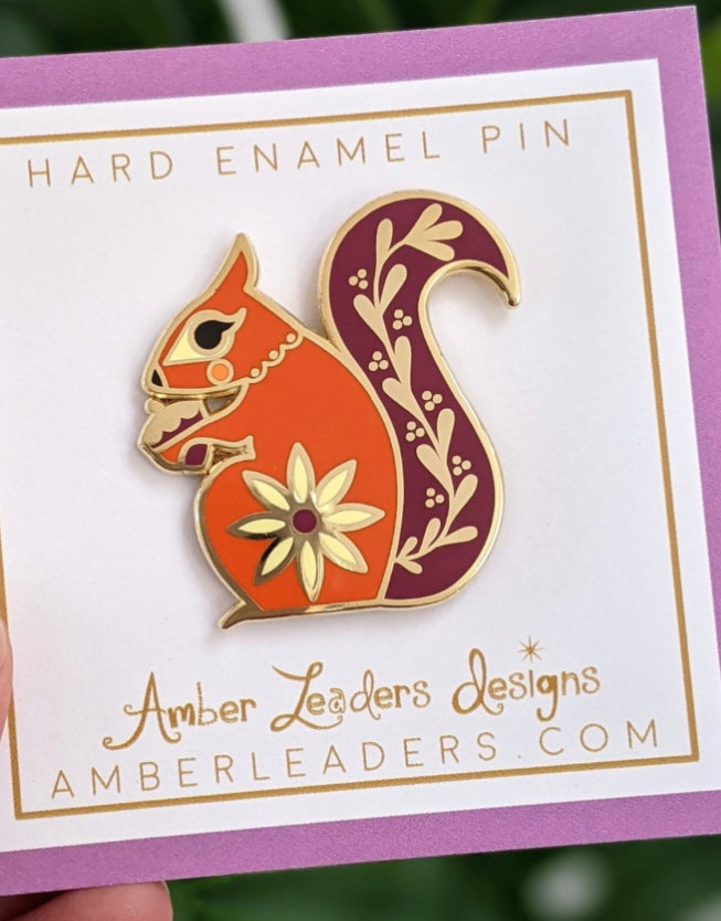 Enameled Pins by Amber Leaders Designs