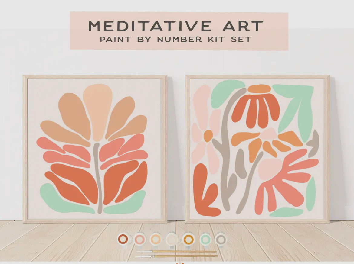 Paint by Number Poster Kit