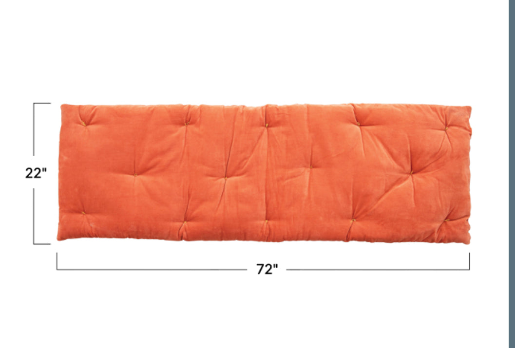 Velvet Bench Cushion
