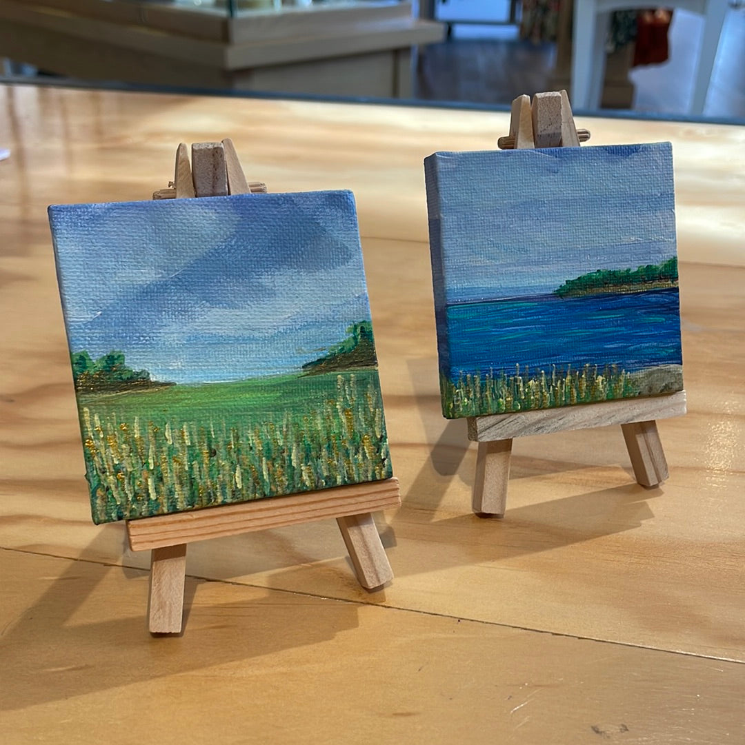 Wagon Hill Mini Art with Easel