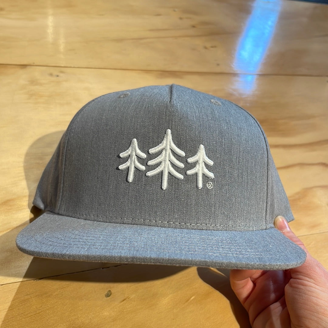 TriPine Flatbill Hat-Grey