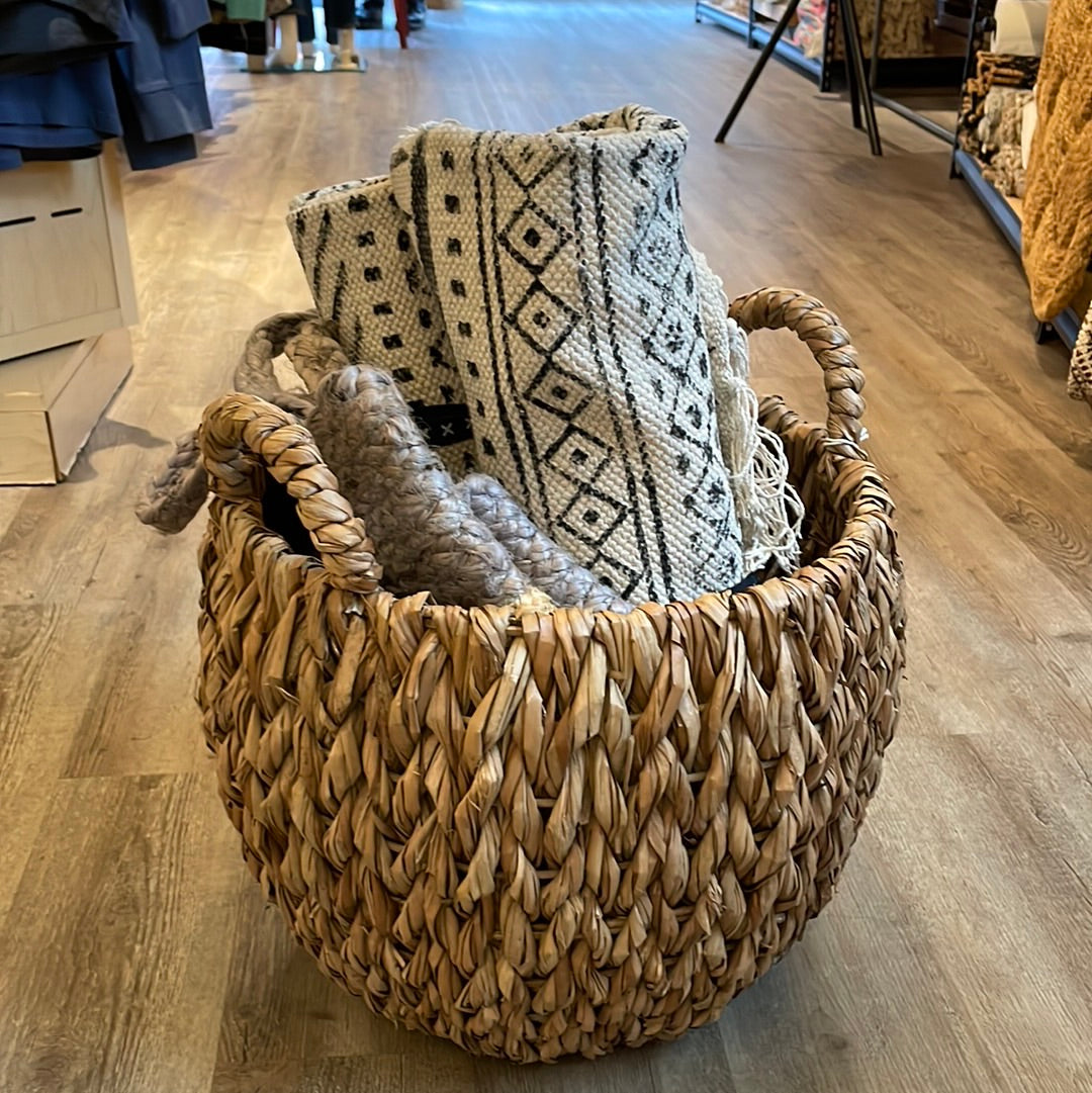 Small Hyacinth/Rattan Basket