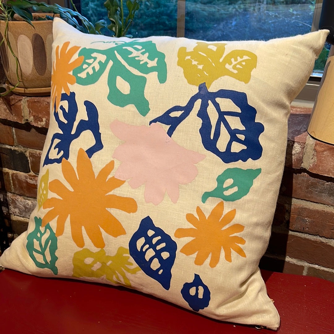 Erin Flett Garden Pillow with Down Insert