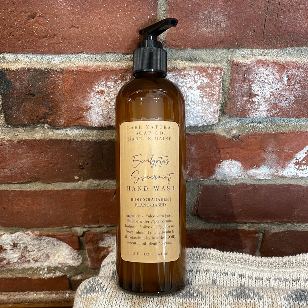 Hand soap- Eucalyptus Spearmint by Bare Natural