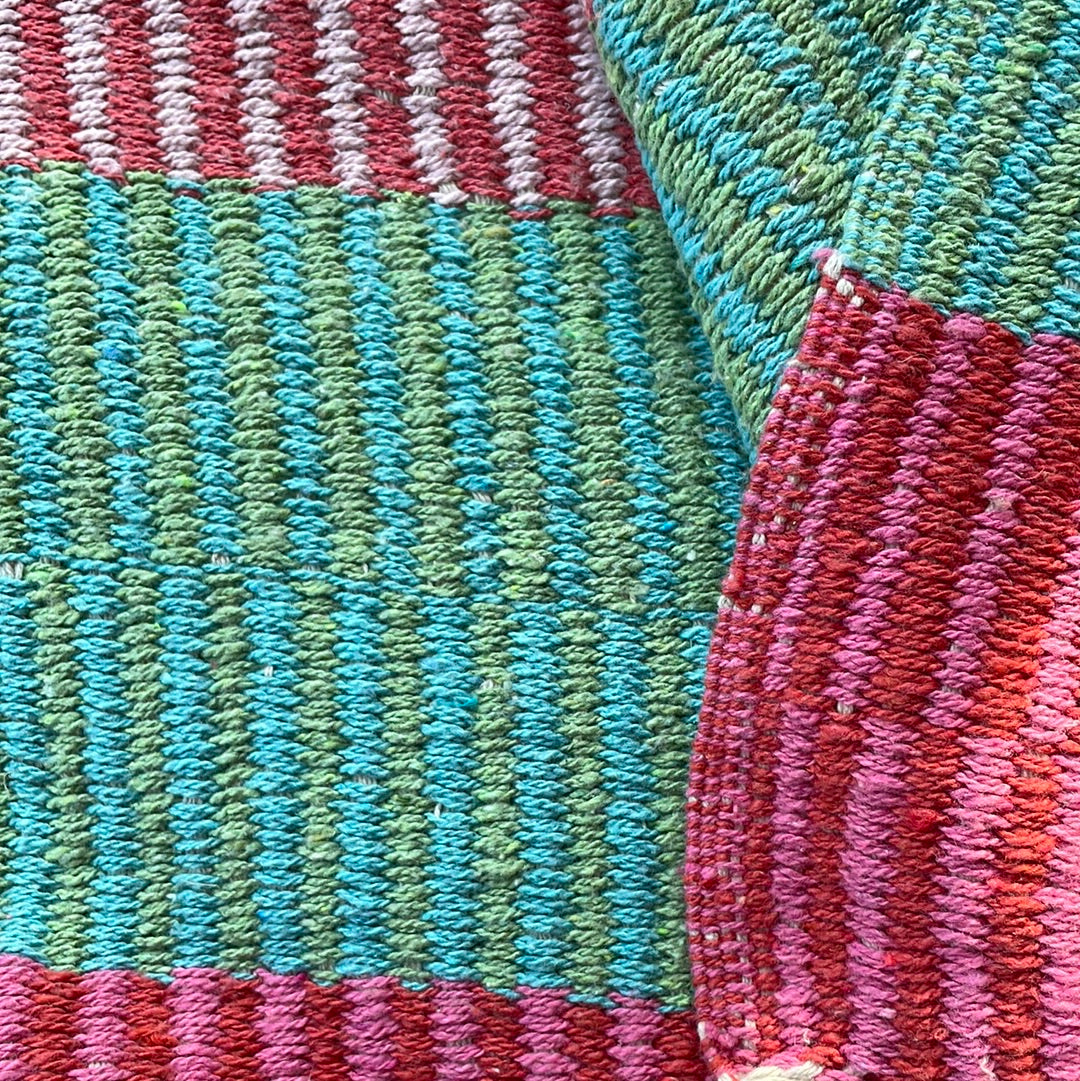 Colorful Striped Cotton Blend