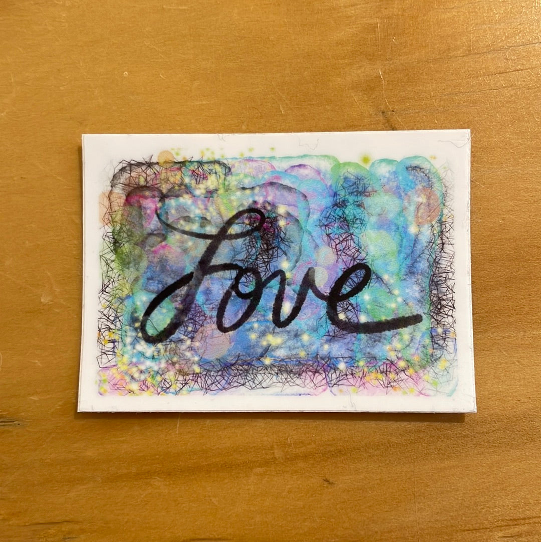 “Love” sticker